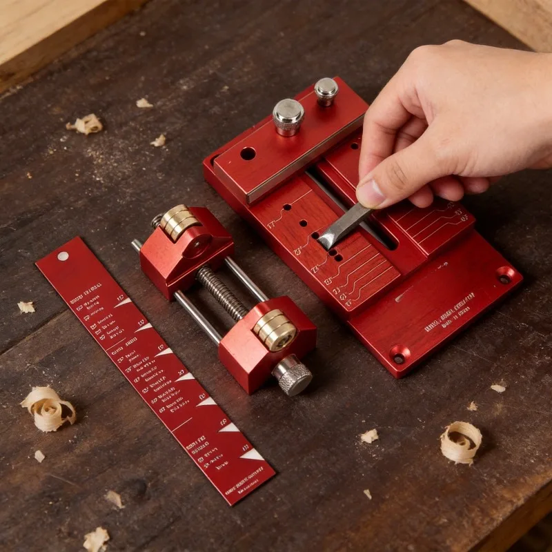 Woodworking fixed angle sharpener chisel planer manual sharpener fixture aluminum alloy angle sharpener woodworking tools