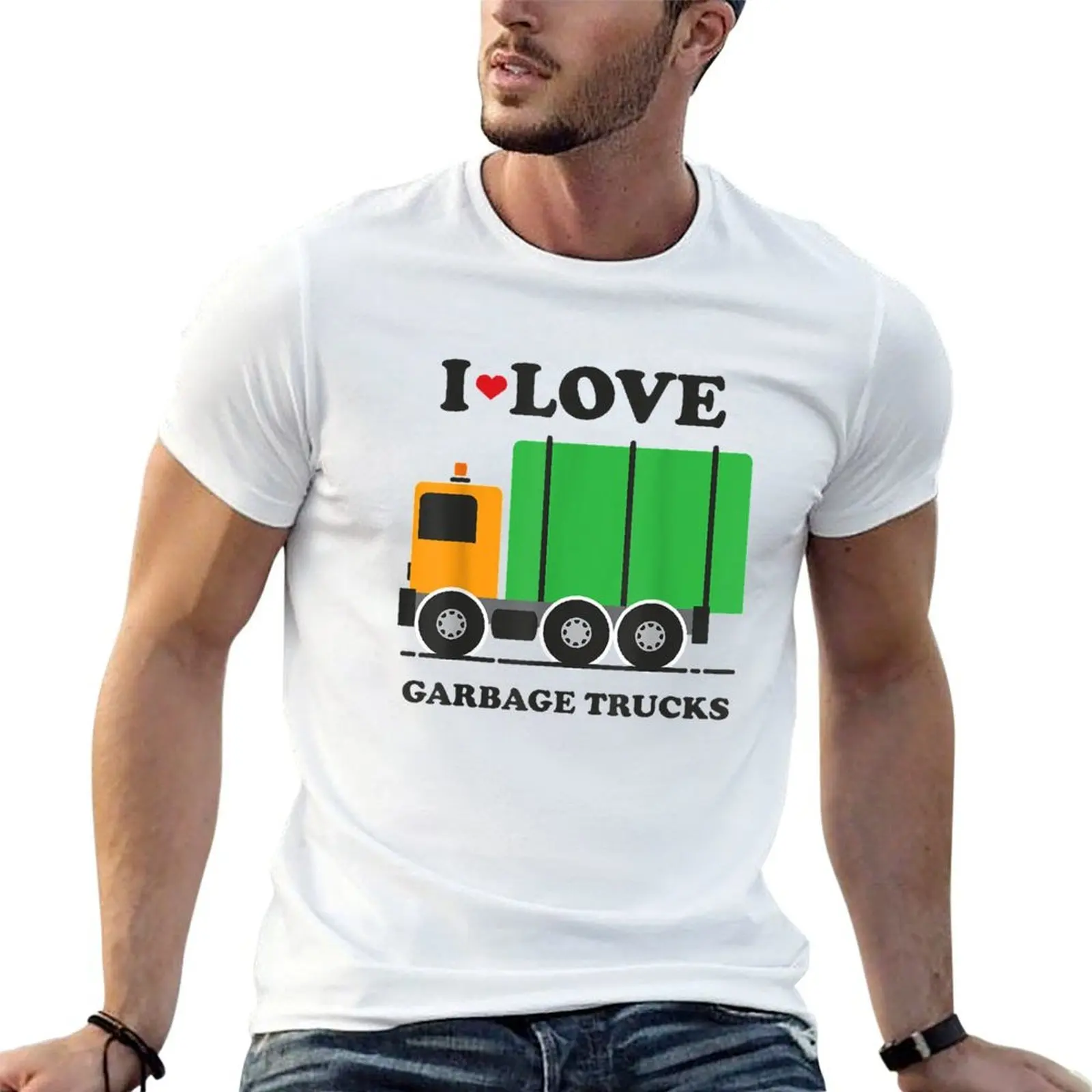 

I Heart Love Garbage Trucks Gift T-Shirt t shirts designer anime tshirt T-Shirt