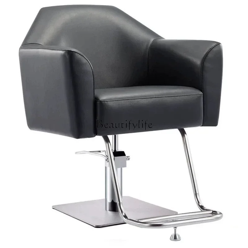 

02High-end barber shop chair, special hair cutting chair for hair salon