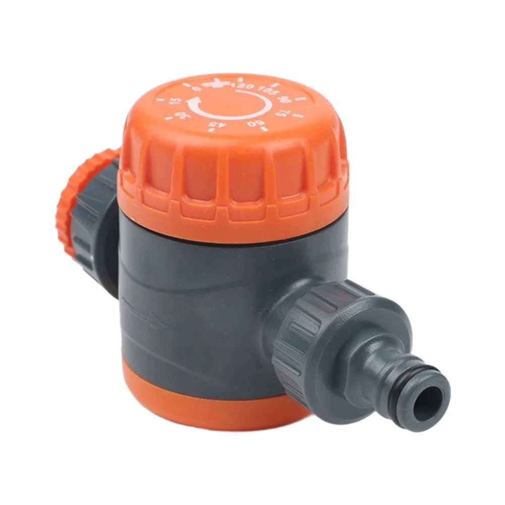 Automatic Garden Hose Timer with Knob Adjustment Feature for Customizing Watering Time Between 0 and 120 Minutes