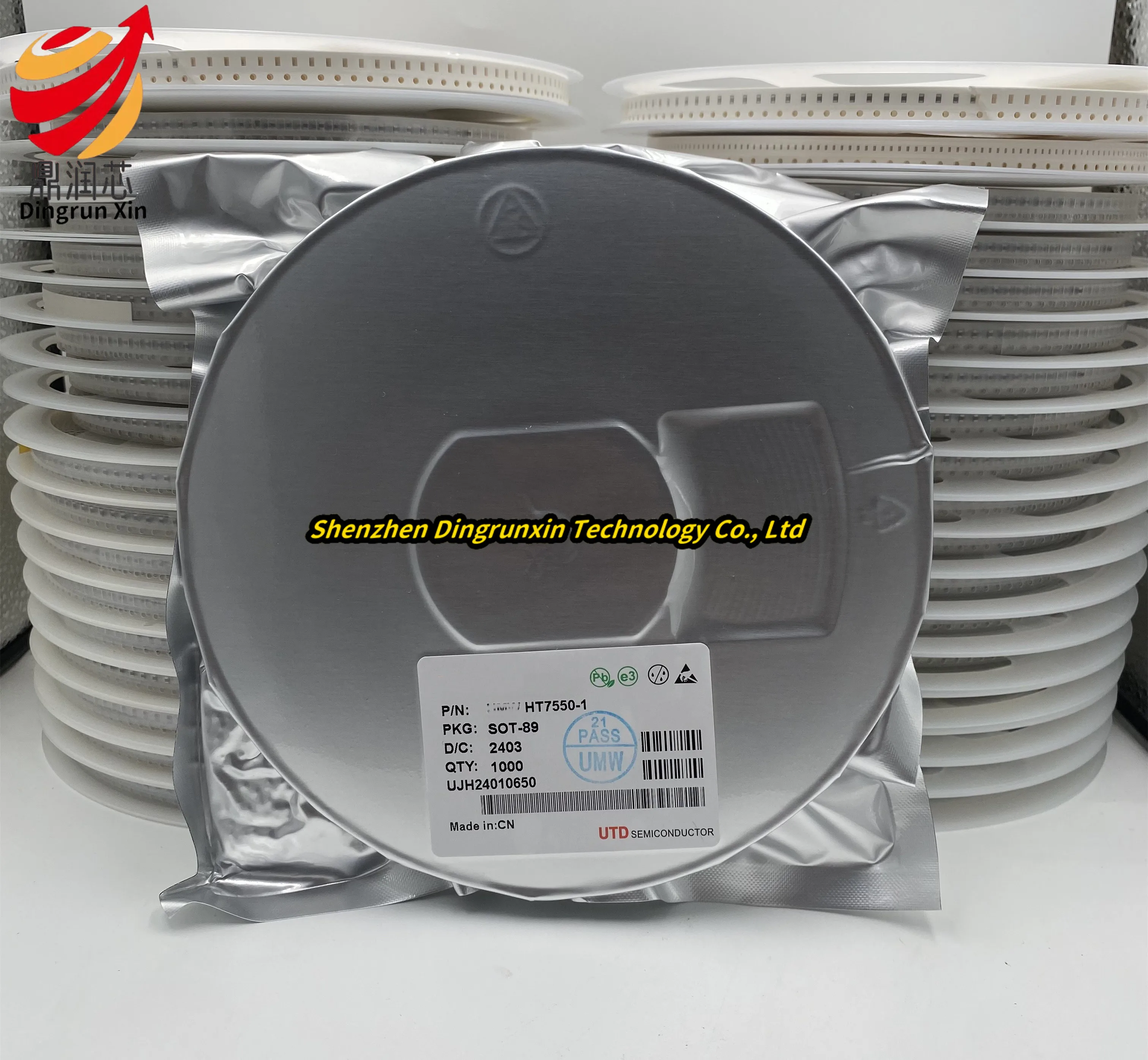 

HT7550-1 SOT-89 5 В/0,1 А чип LDO линейного регулятора с низким падением напряжения, оригинальный на складе, 1000 штук на пластину Цена