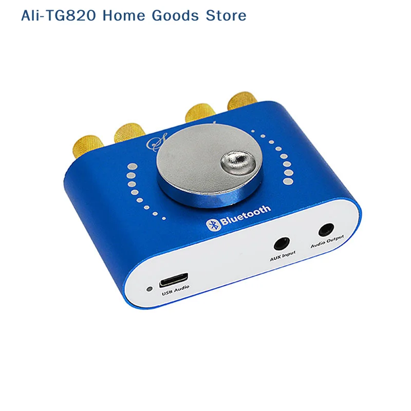[TG820]Nobsound Mini Bluetooth 5.0 HiFi TPA3116 Digital Amplifier Stereo Audio 2.0 Channel Sound Amplifiers 40W Power Amp