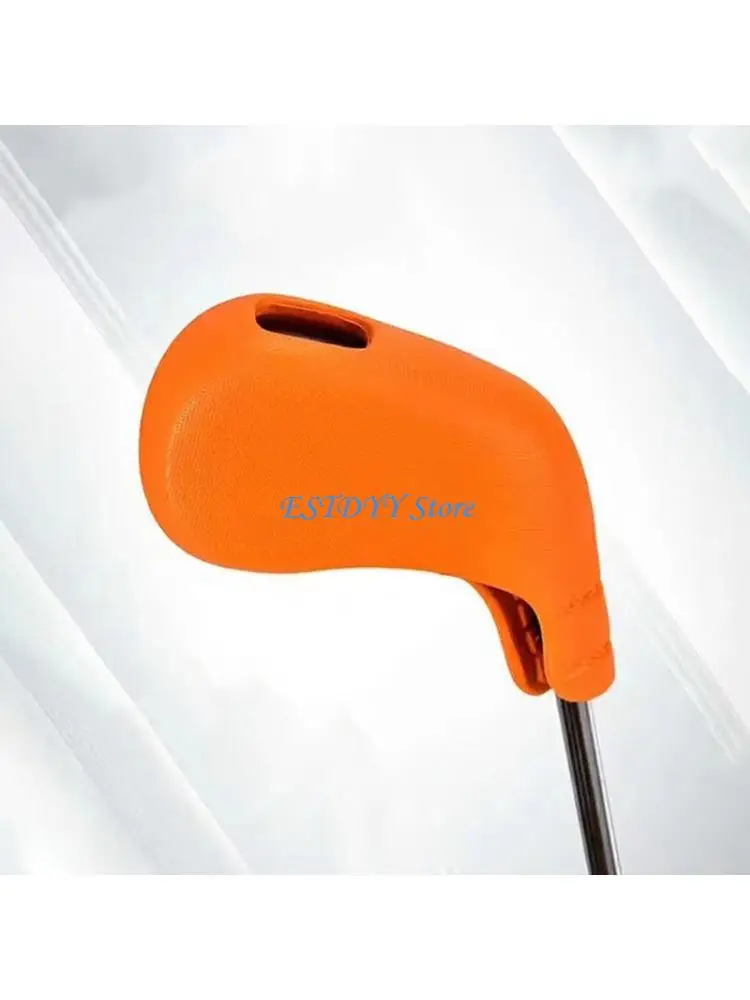G6DE Waterproof Headcover Golf Iron Club Head Cover High Elastic Soft PU Golf Head Cover Rod Head Protective Cases