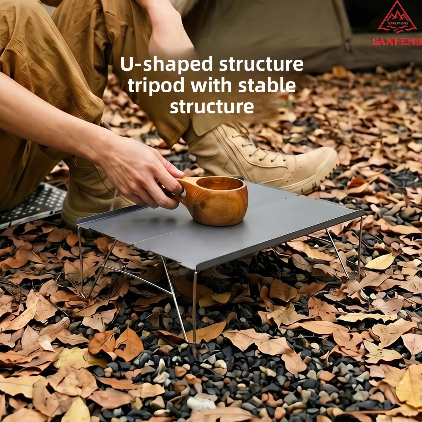 Mini Picnic Table Hiking Portable Folding Table Outdoor Barbecue Storage Picnic Tea Table