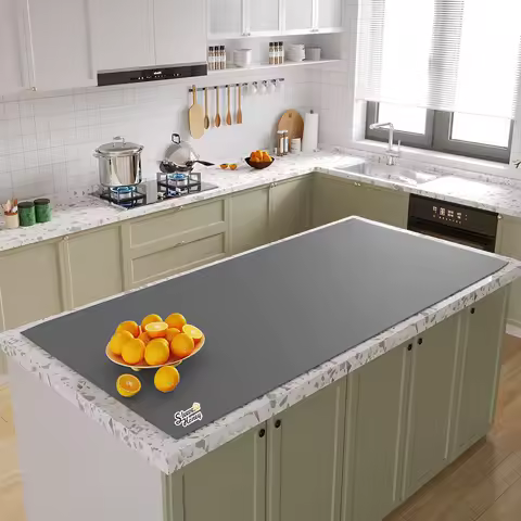 멀티 사이즈 실리콘 매트 대형 비닐 테이블 플레이스 매트 내열성 미끄럼 방지 피크닉 다이닝 접시 매트 수조 보호기 ESD 패드