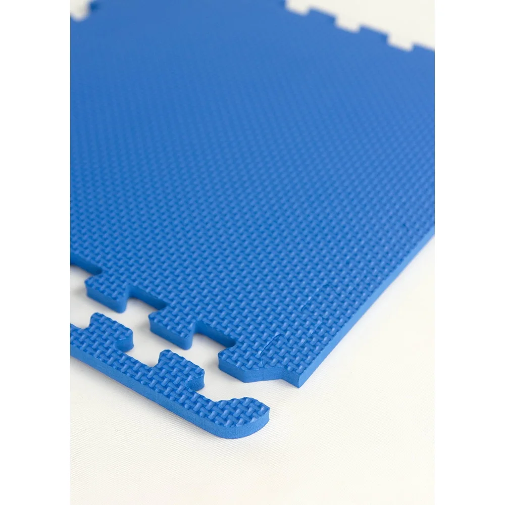 Multicolor Interlocking Foam Floor Tiles Cushioned Non-Slip Water Resistant Easy Clean Ideal Home Gym Playroom Garage
