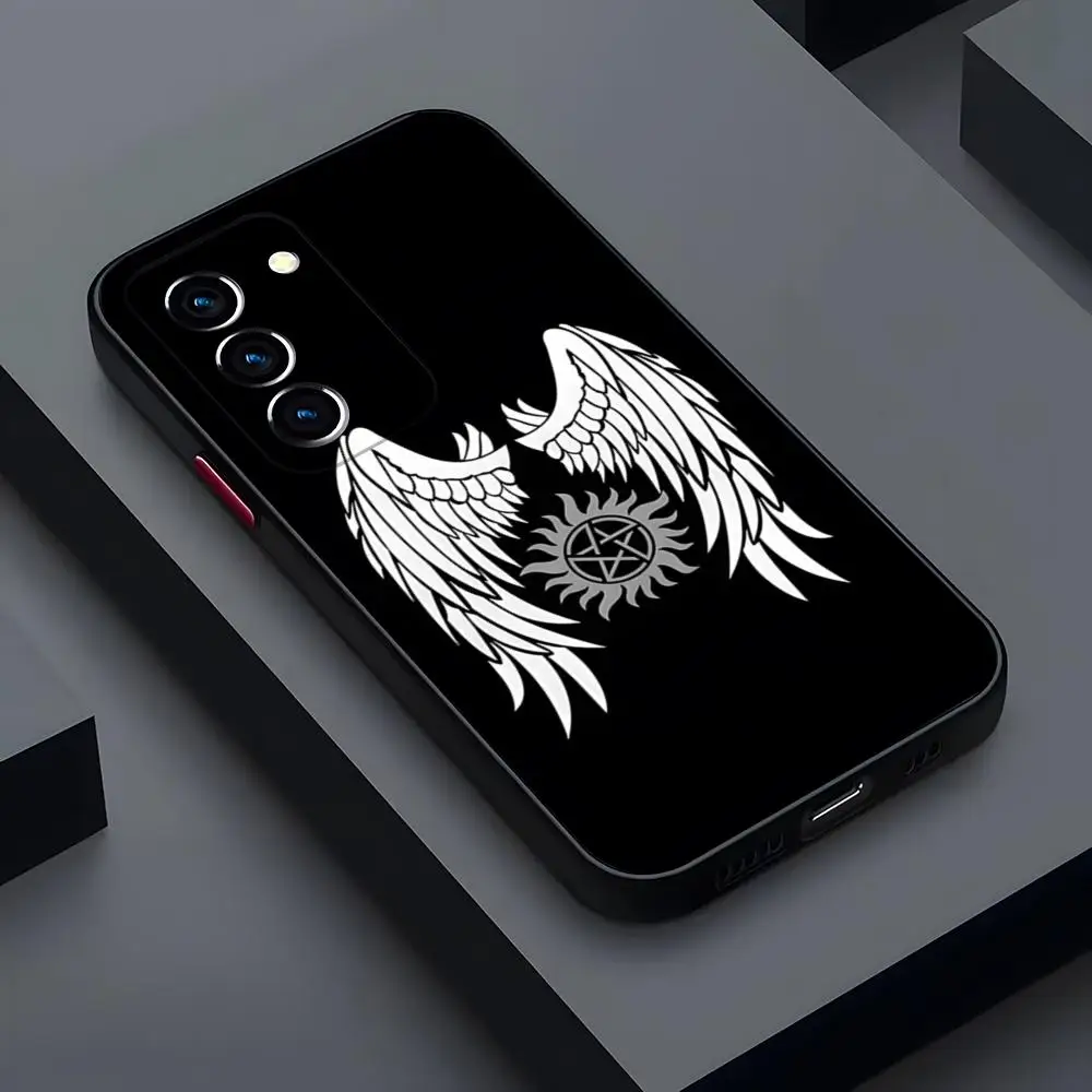 Supernatural Phone Case Matte Transparent For Samsung S21 S22 FE S23 S24 Plus S25 Ultra Back Cover - view 4