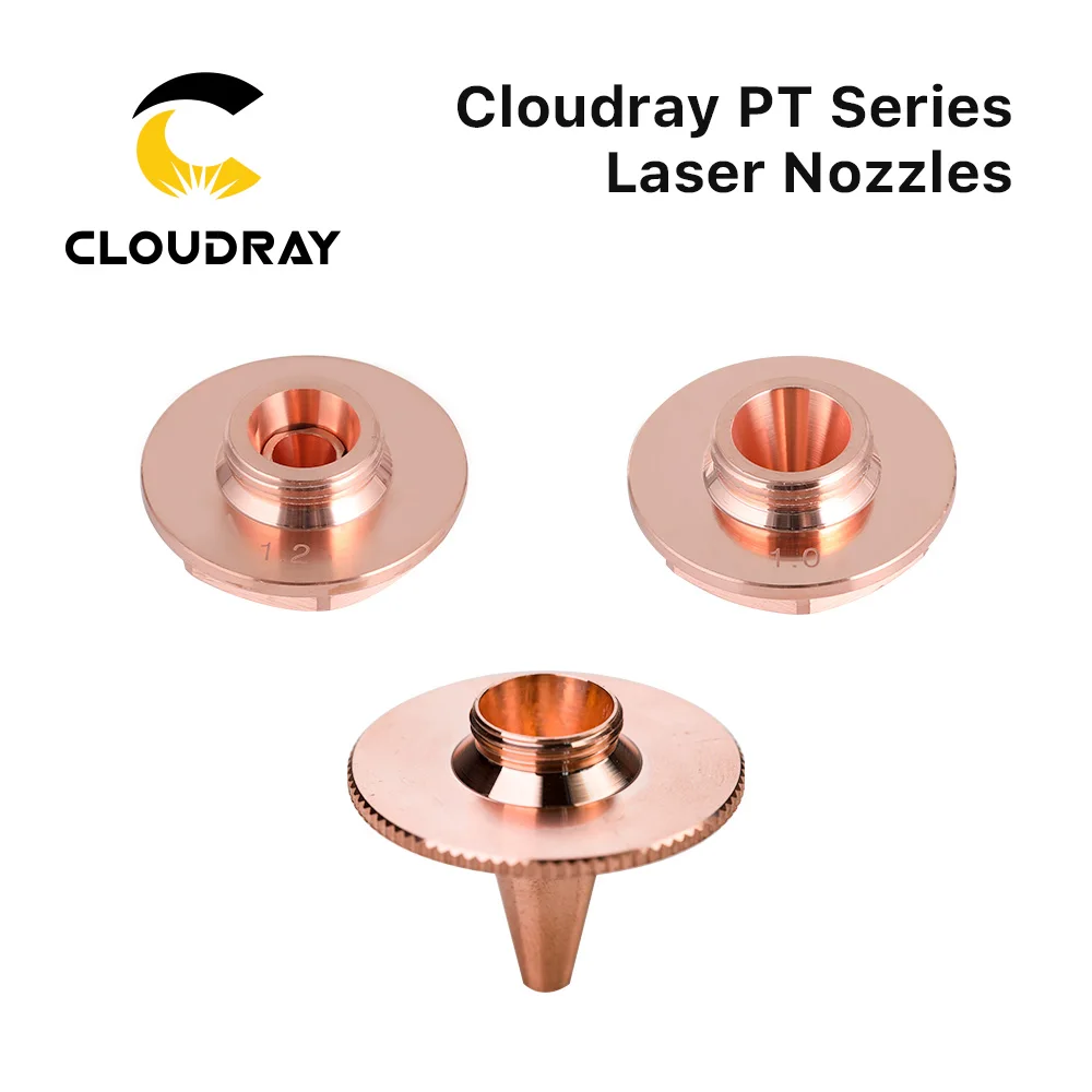 Cloudray Laser Cutting Nozzle Dia.30mm Height 18.6mm Thread 15mm For Precitec DE KT X DD Type Single Double Nozzle Cutting Head