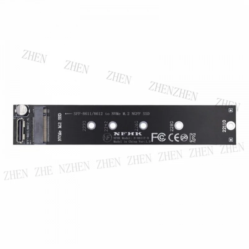 Y FOR  M.2 Kit NGFF M-Key to Oculink SFF-8612 to PCIe SSD 2280 22110mm Adapter