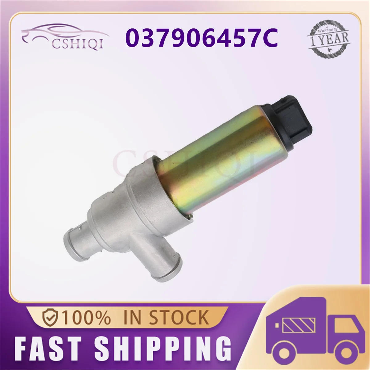 037906457C Idle Air Control Valve For VW Corrado Golf Jetta Passat Audi 80 Seat Ibiza 933585 037906457D Car Accessories