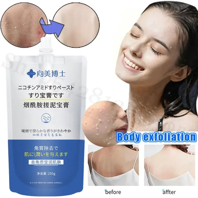 Niacinamide Body Scrub Removes Chicken Skin Exfoliates Whitens Brightens and Moisturizes Private Parts Improves Dull Body Wash