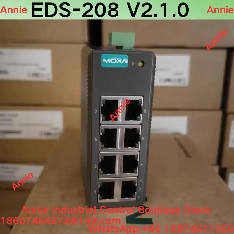 brand-new EDS-208 V2.1.0 8-Port Industrial Ethernet Switch