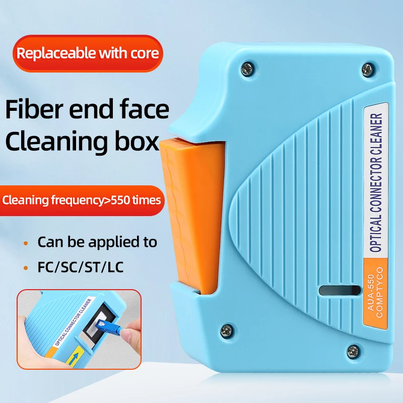 BYXGD Fiber Optic Cleaning Kit with Pen Cassette Wipes Swabs MPO Cleaner Alcohol Bottle for SC FC ST LC Connector Maintenance