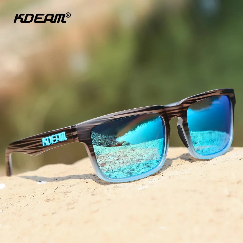 Square Outdoor Polarized Sunglasses Men Women Sports Flash Streaming Sun Glasses  Running Cycling Fishing Driving T216