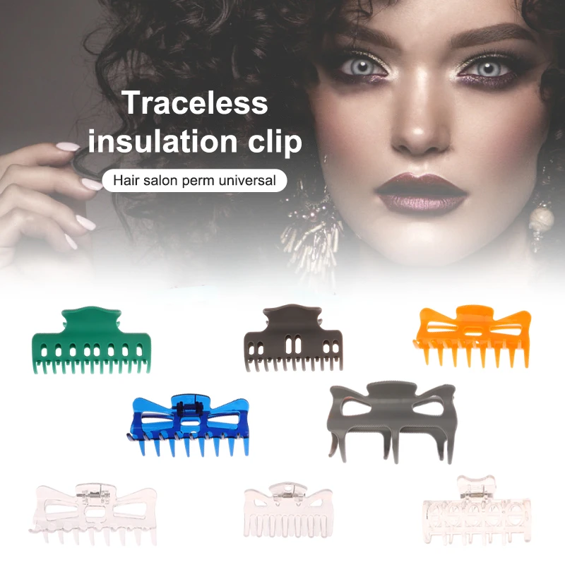 1pcs Hair Perm Insulation Clips Multipurpose Strong Hold Heat Resistance Hair Volume Clips For Salon Home Styling Tools