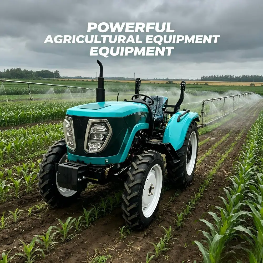 80HP 4WD Large Agricultural Tractor High Performance Farm Wheel Tractor for Sale