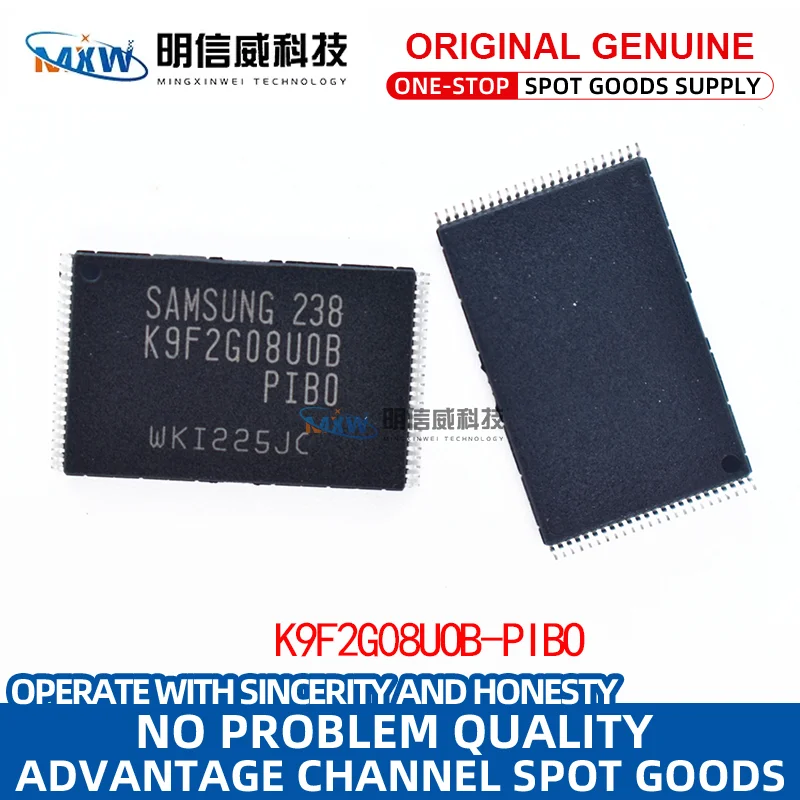 Samsung K9F2G08UOB-PIBO – puce mémoire flash K9F2G08U0B-PIB0 originale, nouveauté