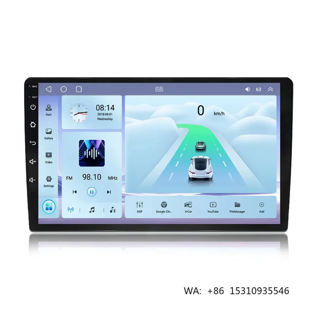 Jiahenghui 9inch Android Car Radio Support DSP Carplay and Android Auto Car Steering Wheel Control Built-in WiFi Car DVD Player