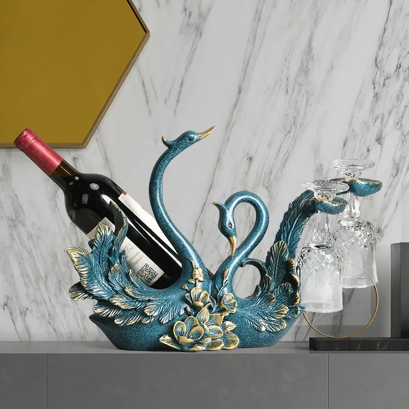 Ornement nordique créatif fzGrape Wine T1, maison moderne et simple, salon européen, décoration d'armoire à vin, artisanat FigAuckland