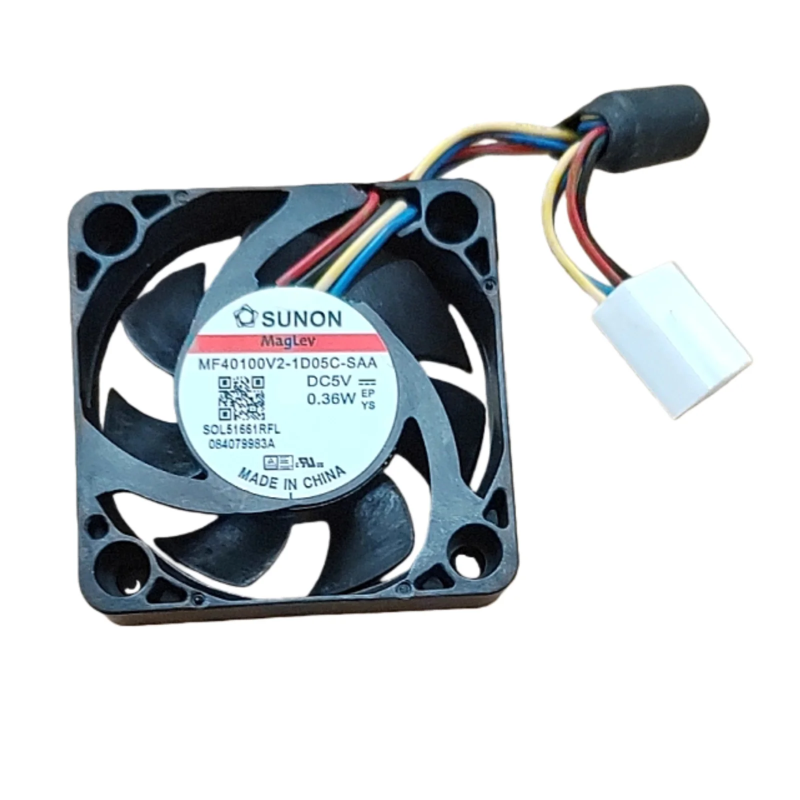 MF40100V2-1D05C-SAA DC 5V 40x40x10mm PWM Temperature Control Silent Cooling Fan for Router Mini PC Projector 4cm