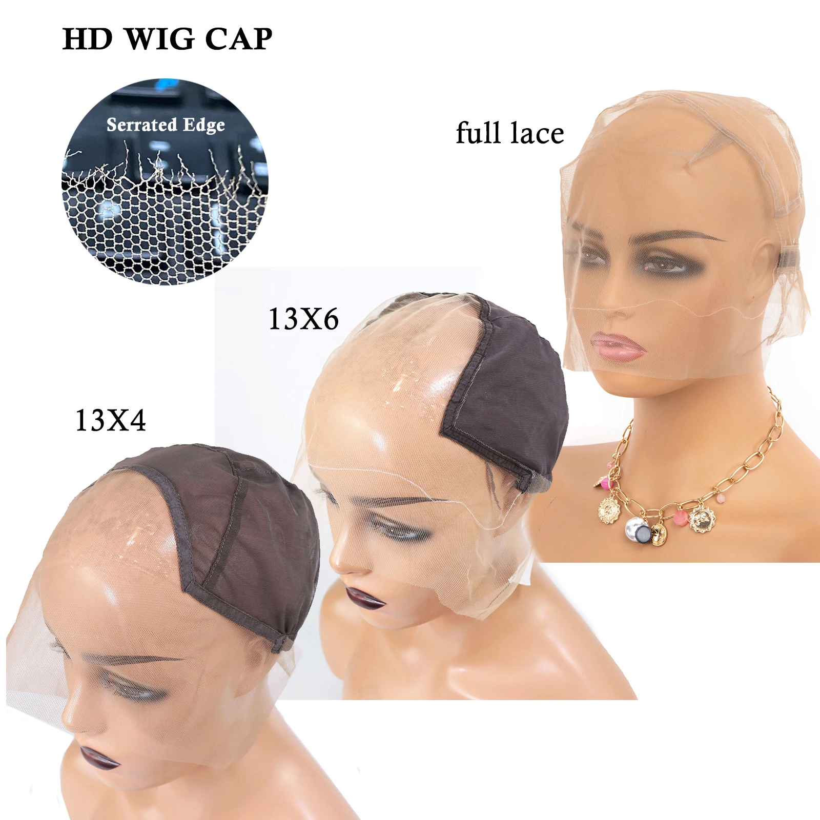 

Invisible 13x4 13x6 Frontal Hd Lace Wig Caps For Making Wigs Transparent Swiss Full Lace Wig Cap Hd Lace Net Wigs Accessories