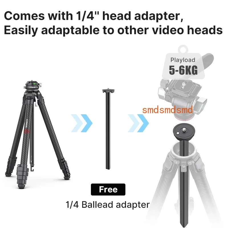 Zero F38 Carbon Fiber Camera Tripod With F38 Quick Release Ball Head For DSLR Camera Lightweight Travel Tripod Video Vlog