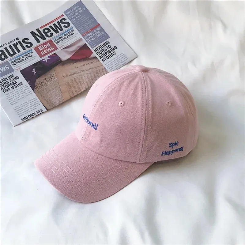 

Unisex Baseball Cap Embroideried Letter Hat Purple Pink Women Baseball Cap Adjustable Summer Hat Hip Hop Cap Street Baseball Hat
