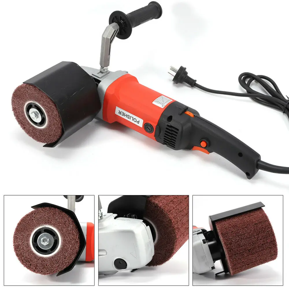 1400W 230 V / 50Hz Hand Satin Burnishing Machine Electric Sander Polisher Polishing Roller