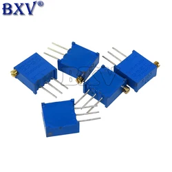 10PCS 3296X 3296 Potentiometer Resistanceohm Trimpot Trimmer 100R 200R 500R 1K 2K 5K 10K 20K 50K 100K 200K 500K 1M Ohm