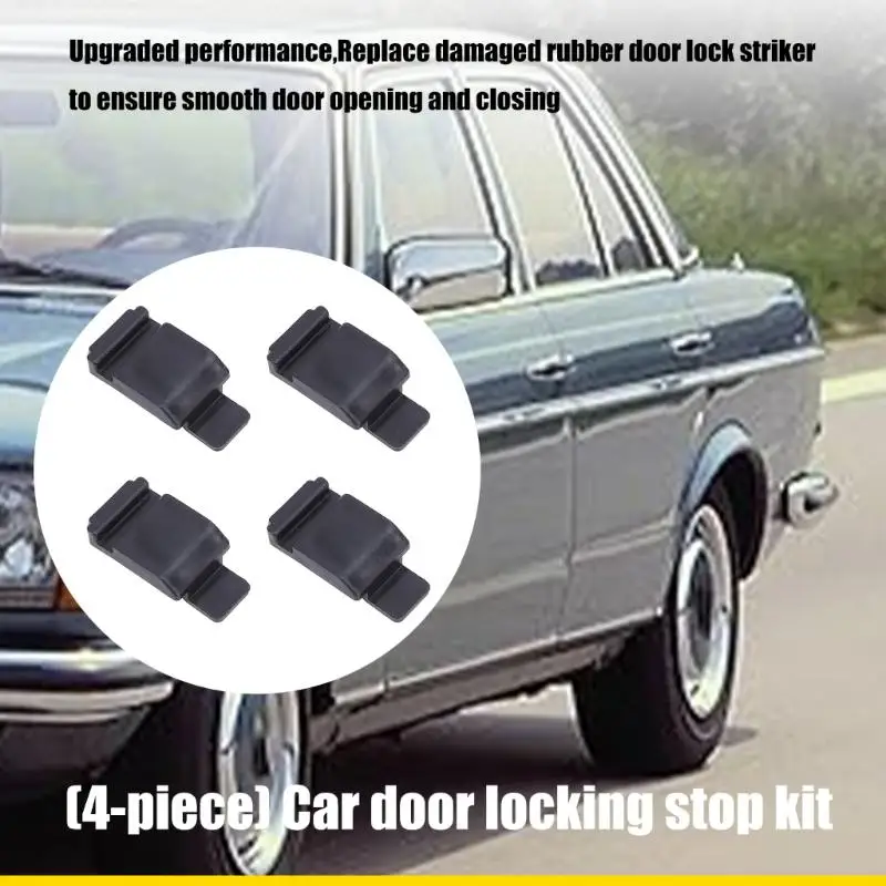 SZCH Automotive Door Lock Strikers Set 4PCS ABS Plastic Easy Installation