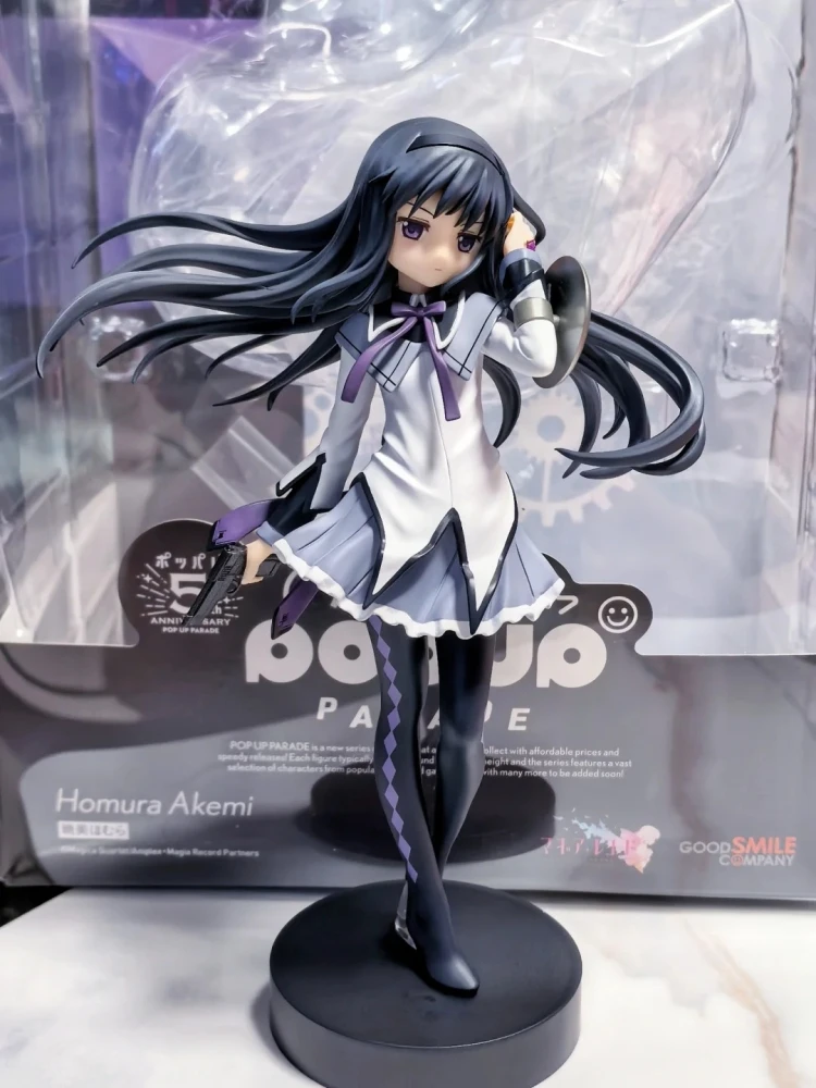 Genuine Gsc Pop Puella Magi Madoka Magica Akemi Homura Anime Action Figure Model Desktop Collection Ornament Display Toy