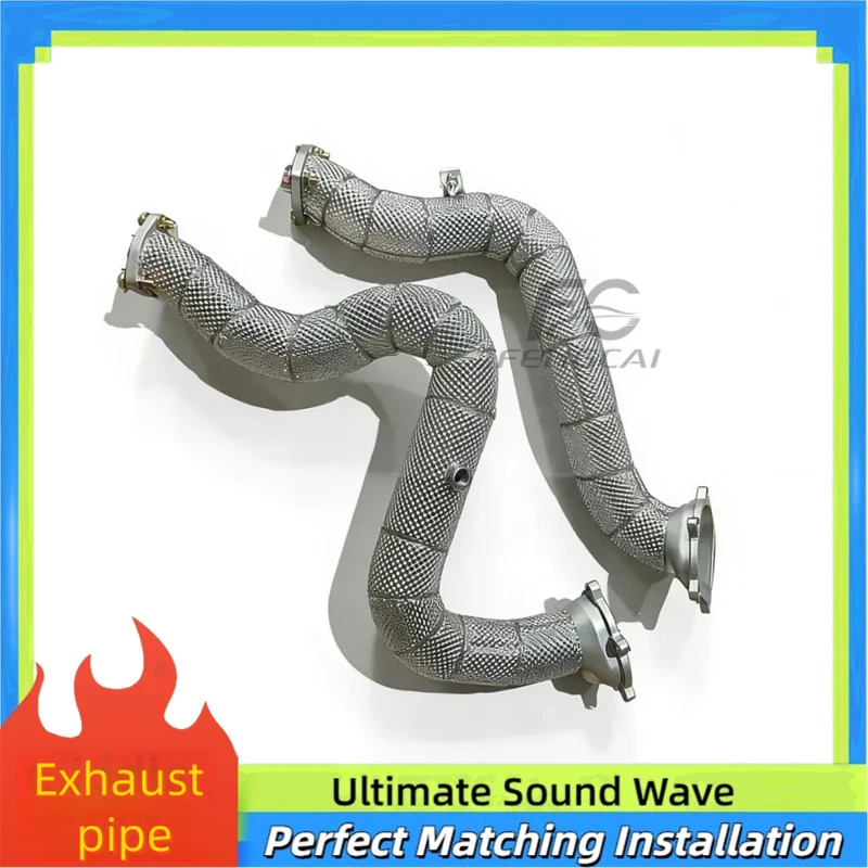 

Factory Wholesale Direct Downpipe Exhaust Head for Audi S6 S7 C7 4.0T 2013-2018 Stainless Steel Insulated Racing Power Upgrade