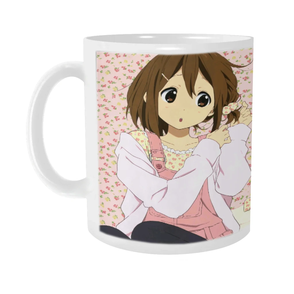 Japan Anime Kawaii New K ON! Ceramics Coffee Mugs Tea Cup Milk Cups Gifts Drinkware Coffeeware