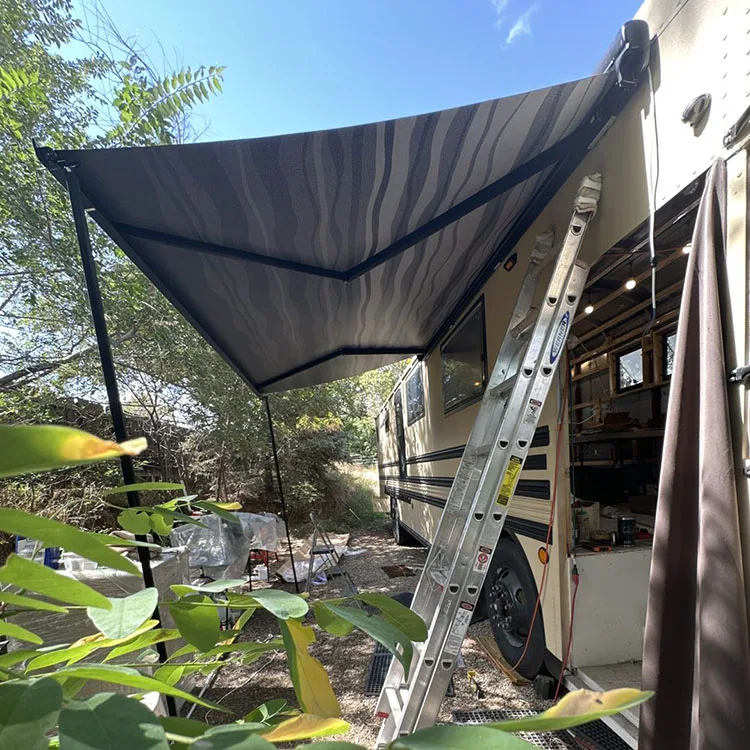 

Good Serive 1.5x1m European Style Awning With PVC With Mesh Or Terylene Camping Accessories RV Awning