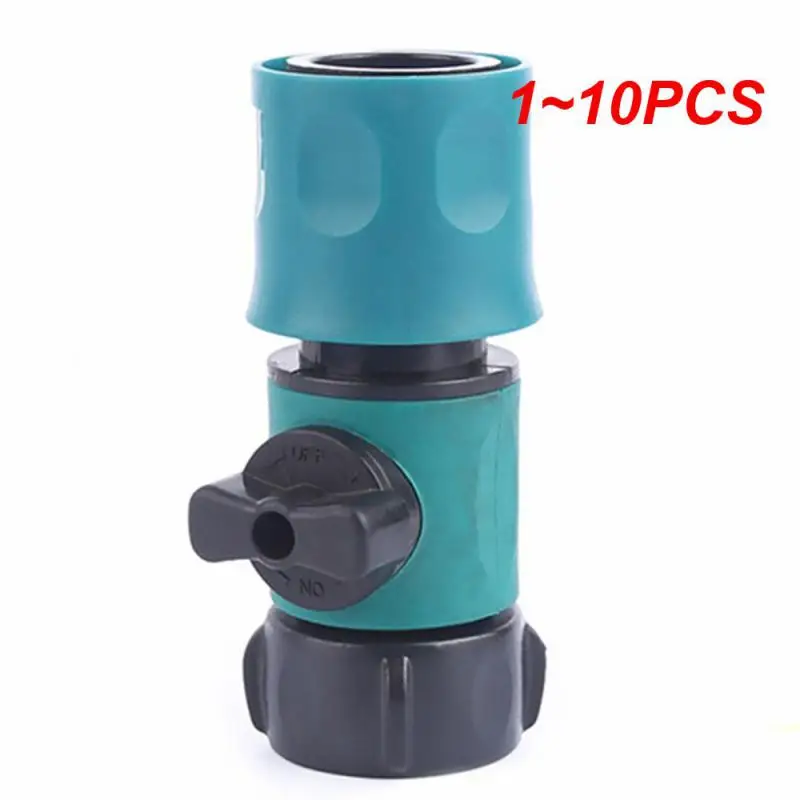 

1~10PCS Plastic Garden Hose Quick Connect with Shutoff Valve Quick Connectors with Valve for Water Hose Coupling Quick Release