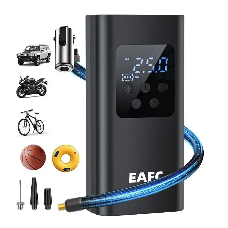AliExpress EAFC 150PSI Cordless Air Pump Wireless/Wired Electric High-Pressure Inflator for Car Tires Bicycle Balls Boat Inflatable Pump