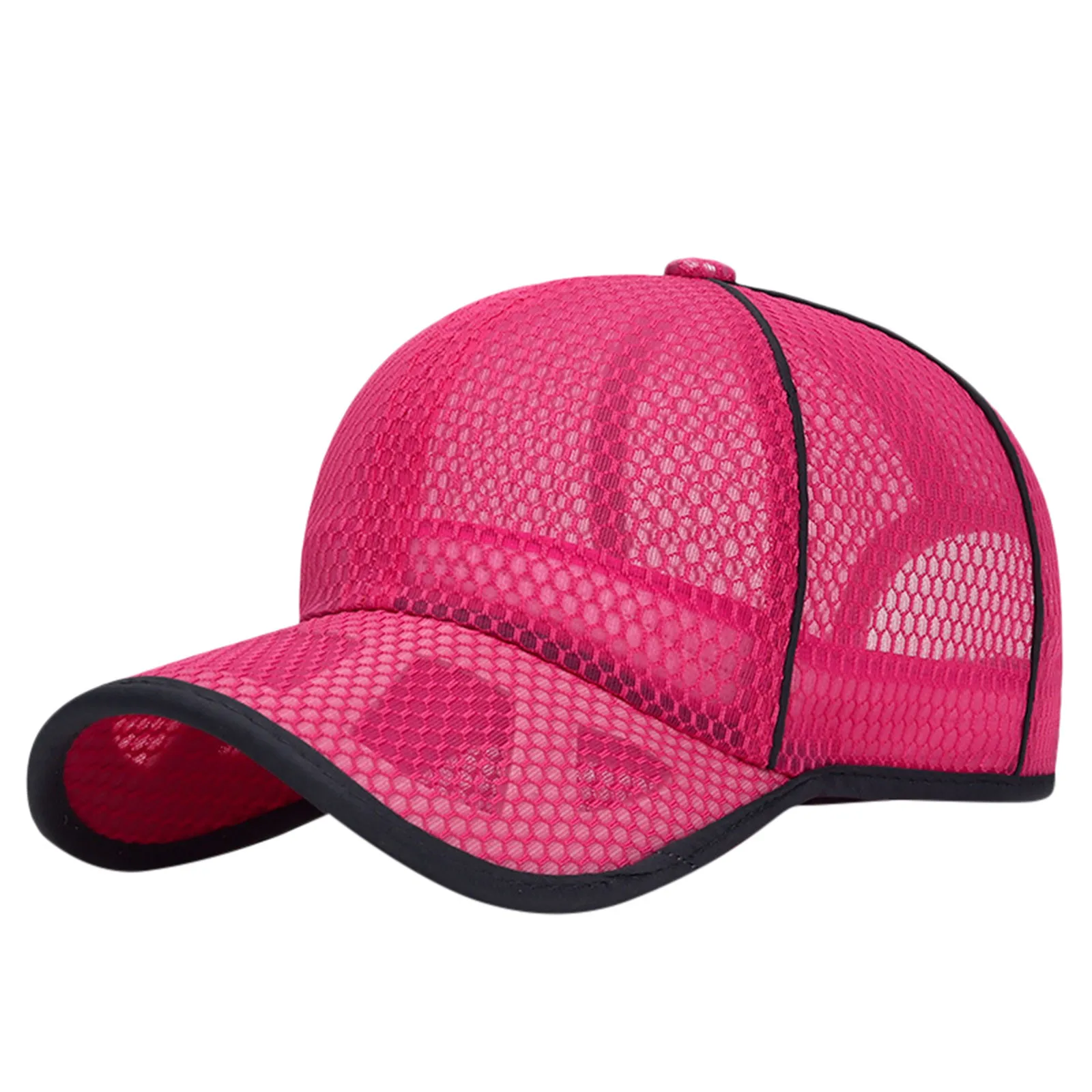 Men Women 2024 Summer Full Mesh Baseball Cap Quick Dry Cooling Sun Protection Hiking Golf Running Adjustable Snapback Hat gorras