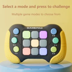 Funny Light Up Electronic Pop Push Quick Push Game Puzzle Machine Quick Push Decompress Electronic Toy For Child Gaming Game