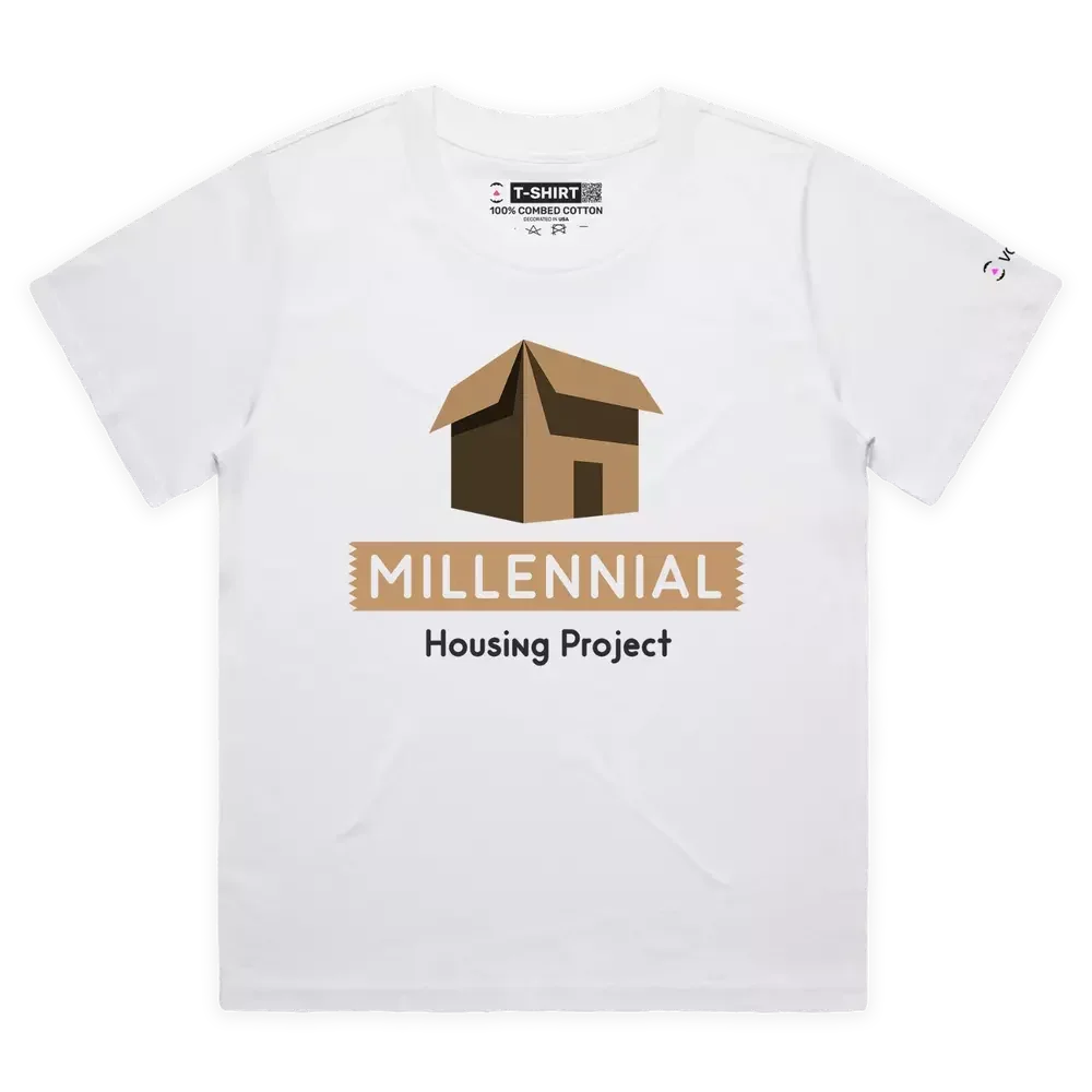 Millennial Housing, Cardboard Box problem Premium T-shirt; Hope  High Quality 100%Cotton Short Sleeve