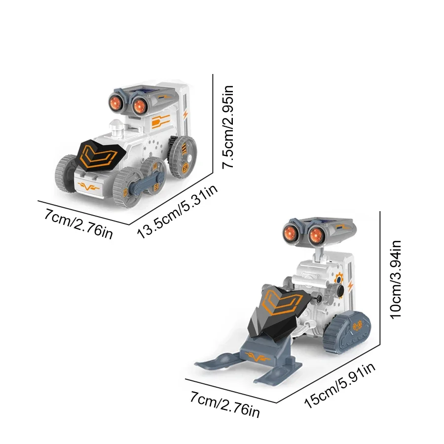 Assembled Solar Robots DIY 14-IN-1 Self Assembling Building Blocks Early Education Electric Science Education Toys For Boys