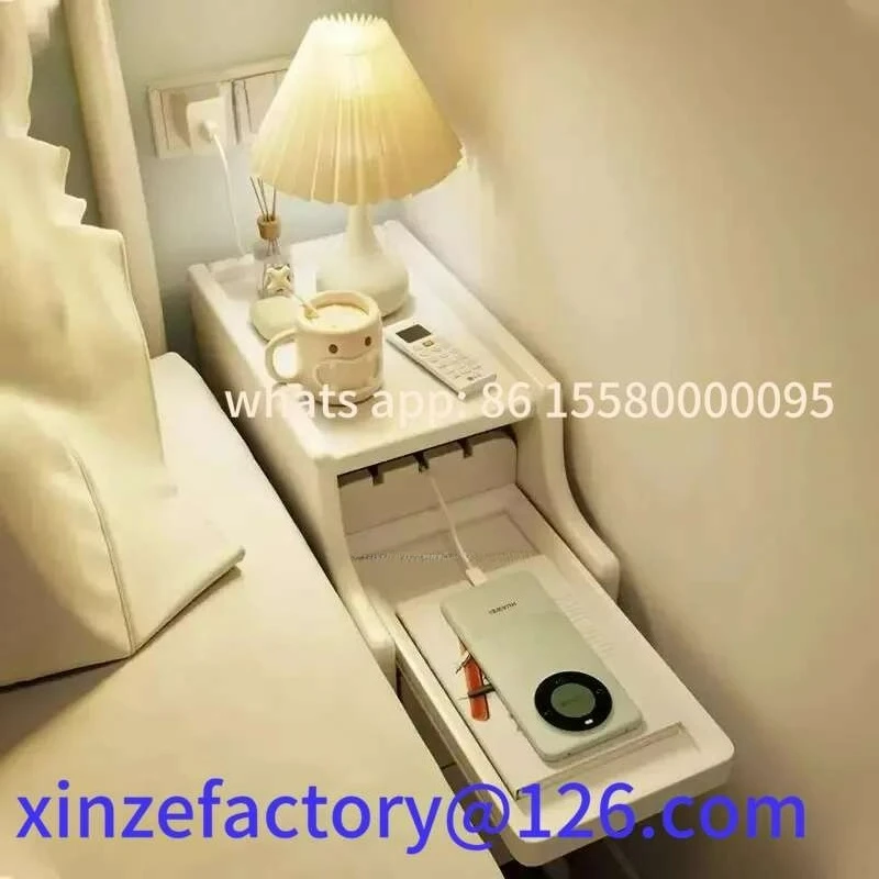 

Customizable New Home Solid Wood Bedside Tables, Extremely Narrow Study and Bedroom Cabinets