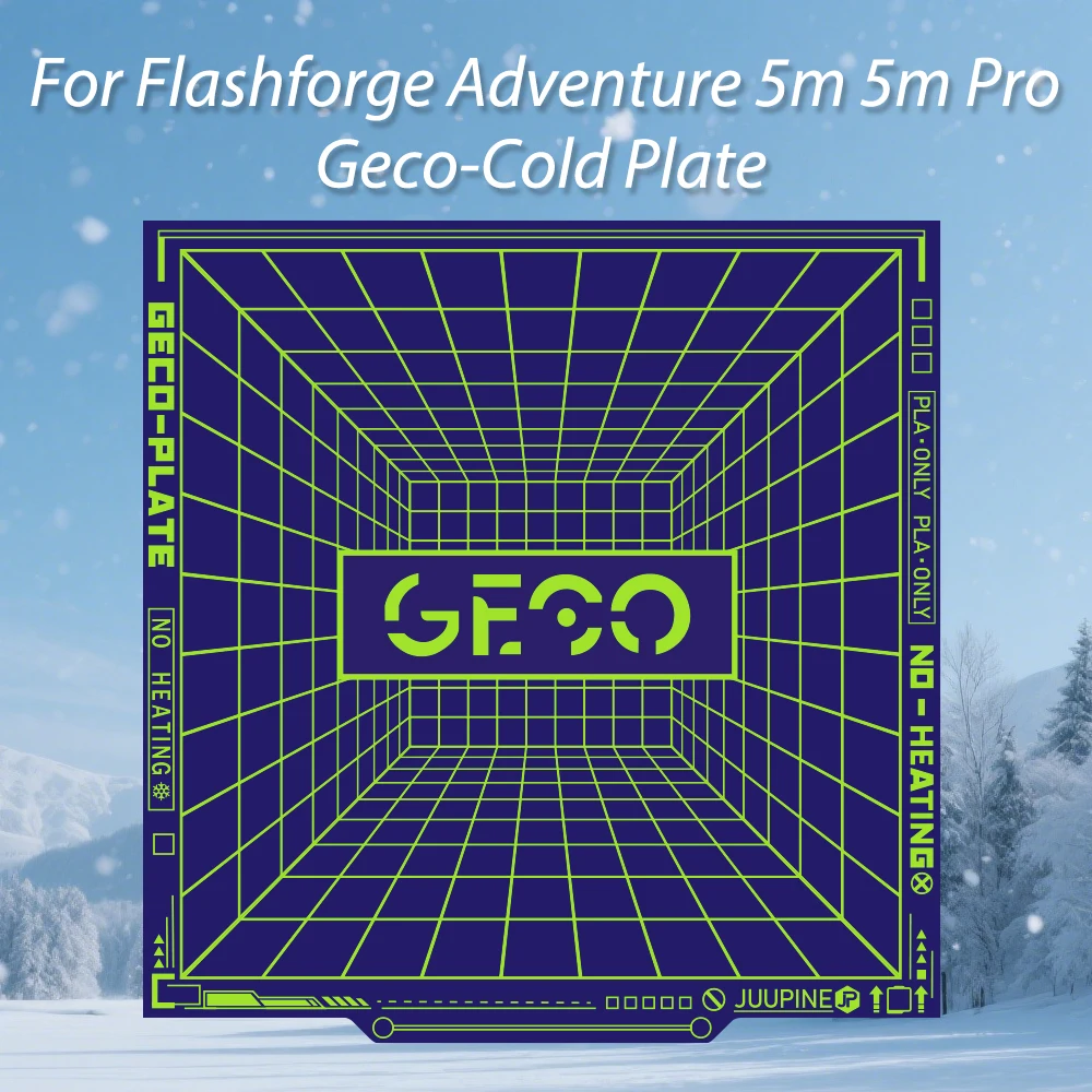 

GECO Pla Cool Plate Ad5m Build Plate Adventure 5m Pro Upgrade Adventure 5m 5x Build Plate 235x235 No Heating 3d Printer Parts