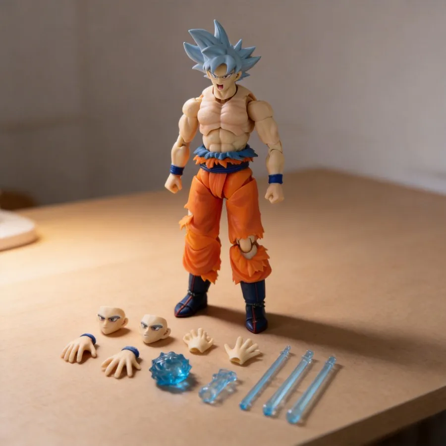 

Goku (Silver Hair) Dragon Ball Anime Figure 16cm - Decoration, Model, Figure, Perfect Gift, Home Decor