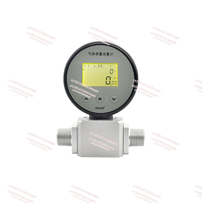 Thermal Mass Gas Flow Meter AMS2106 Compressed Air Oxygen Flow Meter Replacement MF5706