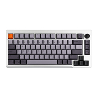 CIDOO C75 75% USB-C Wired Gasket Structure Hot-swappable Aluminum Mechanical Keyboard Pre-lubed South-facing RGB LED for Win/Mac