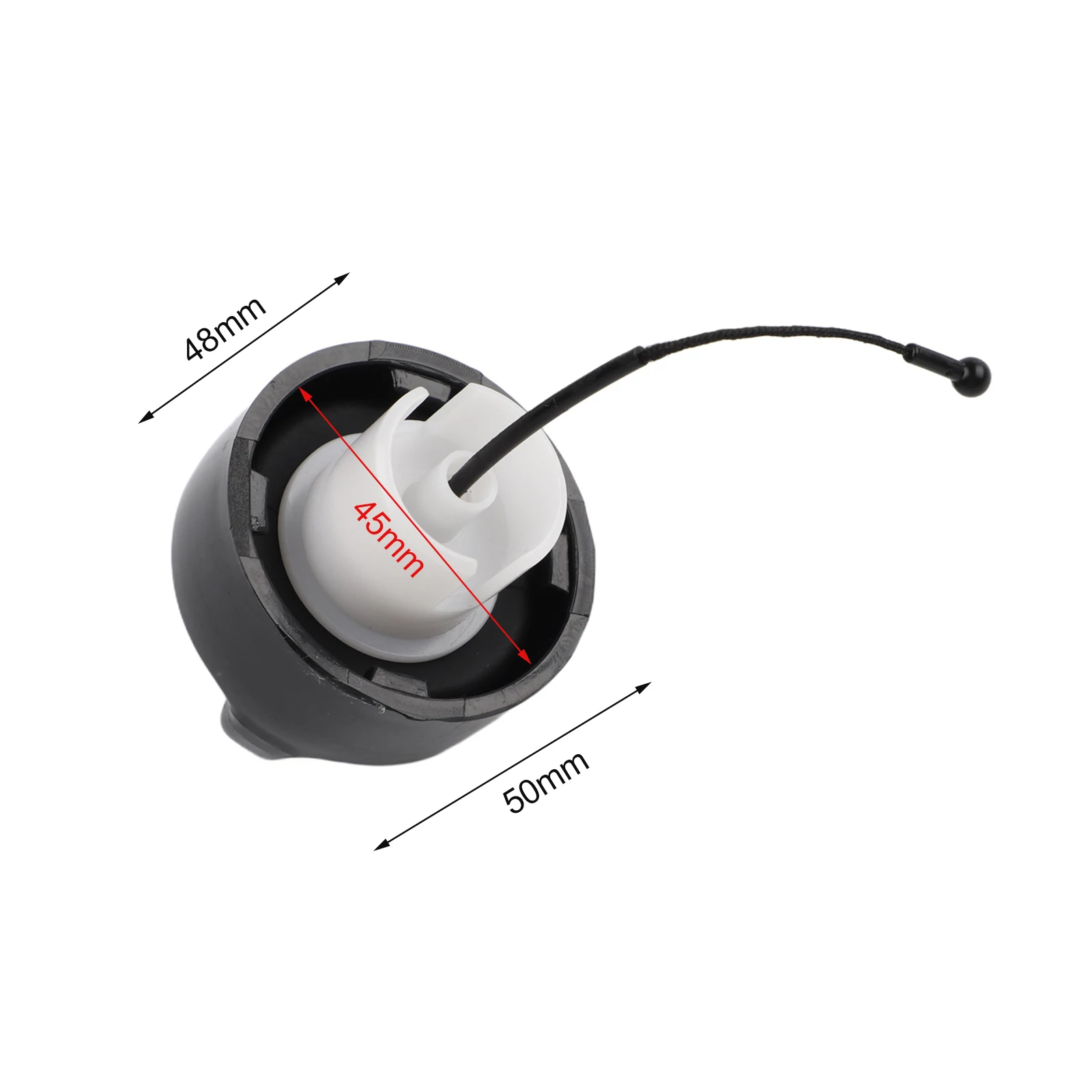 Replacement Fuel Tank Cap For ST420 ST800 FS90 ST400 ST410 Grass Trimmer Mower Parts Black Plastic Gas Lid