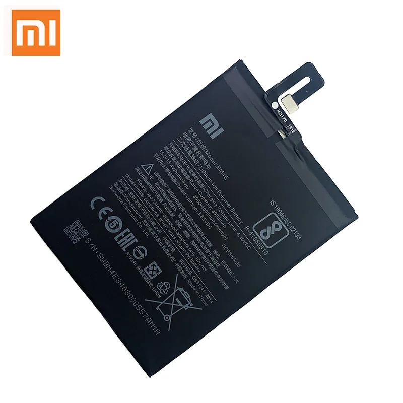 100% оригинальный сменный аккумулятор Xiao mi BM4E для Xiaomi MI Pocophone Poco F1 Оригинальный аккумулятор для телефона 4000 мАч