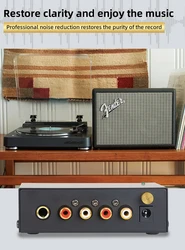 Ultra-Compact Phono Preamp Preamplifier With Rca 1/4Inch TRS Interfaces Preamplificador Phono Preamp PP400