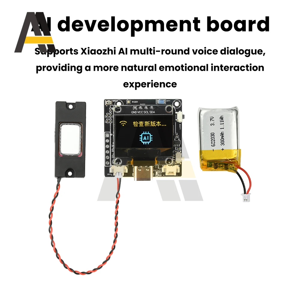 وحدة صوت ESP32-C3 AI مع شاشة OLED تدعم لوحة تطوير Xiaozhi AI WiFi لمشاريع الروبوت الذكية #5