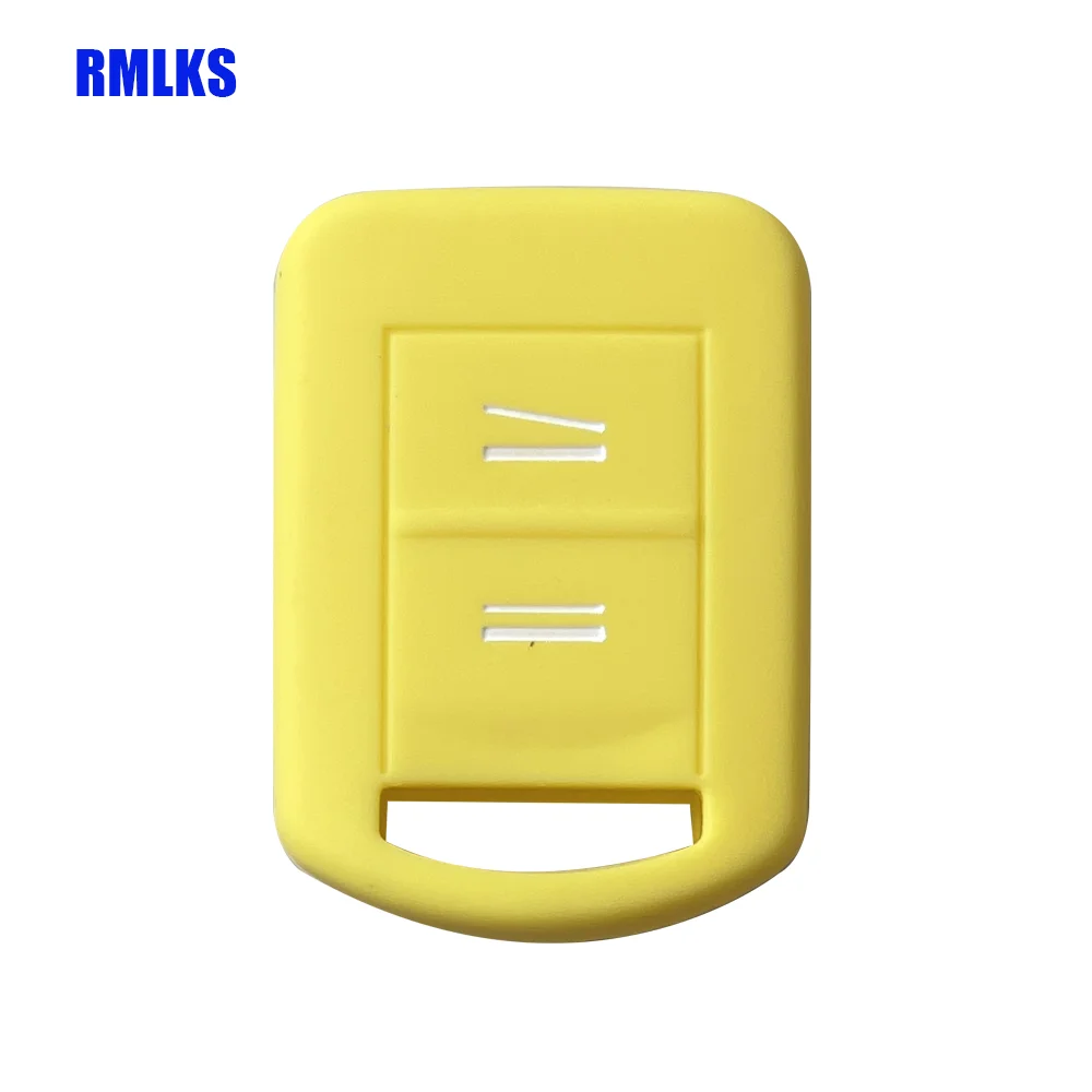 2 Buttons silicone car key cover case set protection For Vauxhall/Opel Vauxhall Corsa C Agila Meriva Combo Remote Key fob